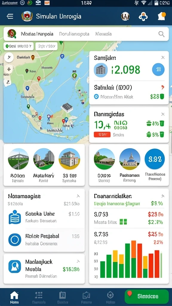 indaaa - Tangkapan layar menunjukkan grafis dunia yang luas dan menawan.