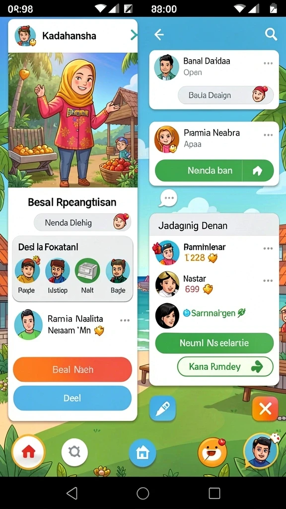 jin33 - Tampilan karakter utama yang epik.