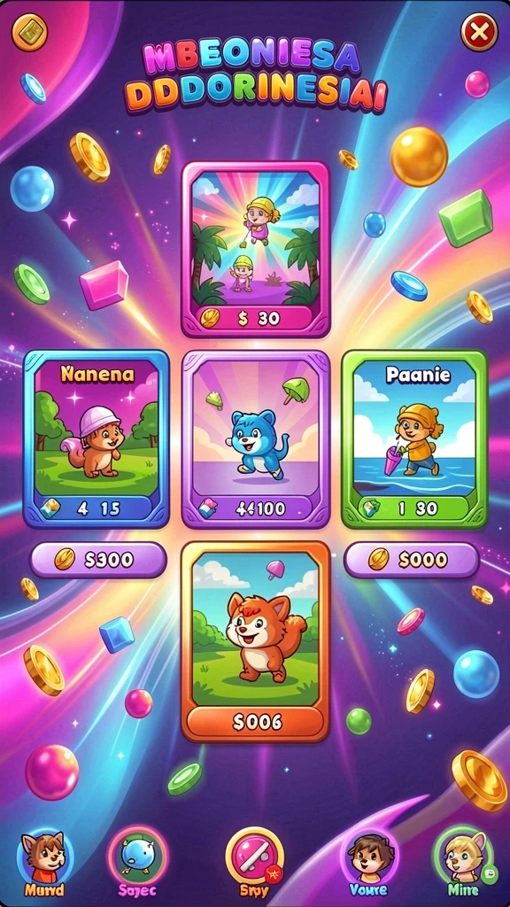 marina77 - Screenshot dari mode multiplayer yang menampilkan pemain bersaing.