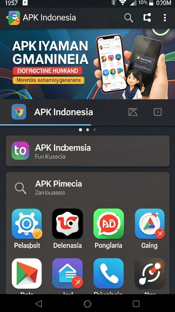 tv888 - Tampilan antarmuka yang bersih dan user-friendly.